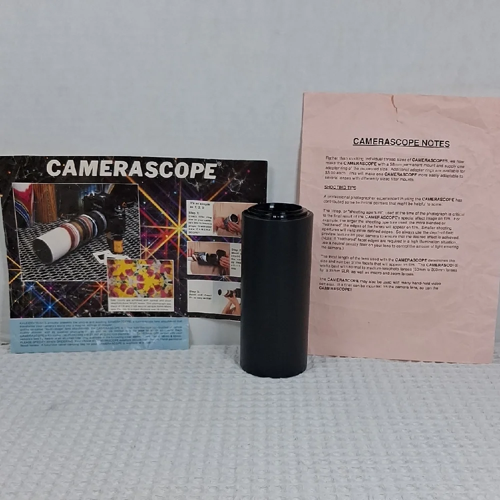 Vintage Camerascope By Kaleidovisions Camera Special Effects Lens Attachment